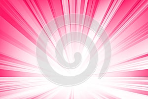 Pink smooth light lines abstract background. Vector illustration
