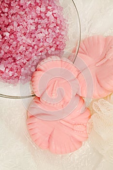 Pink soap