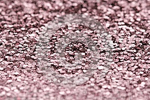 Pink Soft Blurred Boke Background. Abstract Circles of Christmaslight. Spangles and Shiny Pink Color Background. Bright Background