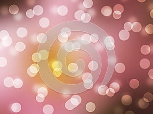 Pink sparkle bokeh abstract background. Holiday background