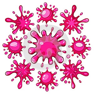 Pink Splatter Collectio