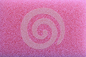Pink sponge surface background.