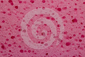 Pink sponge texture for background.