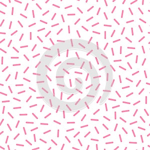 Pink sprinkle seamless pattern photo