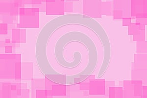 Pink square geometric abstract background. pink rectangle digital dynamic design background with copy space for text