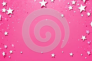 pink stars on the white backgroundpink stars on the white backgroundpink background with stars, vector illustration