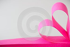 Pink Sticky note heart