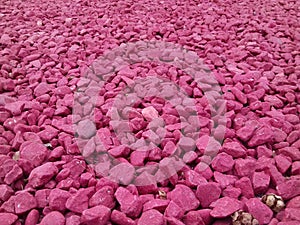 Pink stones