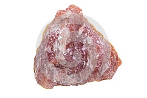 Pink strawberry quartz crystal