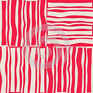 Pink stripes digital pattern