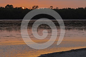 Pink Sunset at Ding Darling Wildlife Refuge