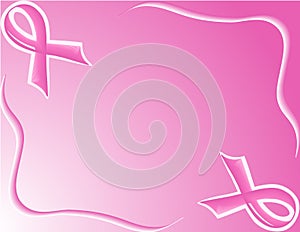 Pink Support Ribbon background