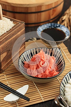 Pink Sushi Gari, Fresh Ginger Pickled