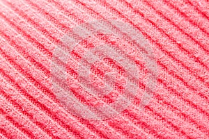 Pink sweater in a line, background, macro, traditional