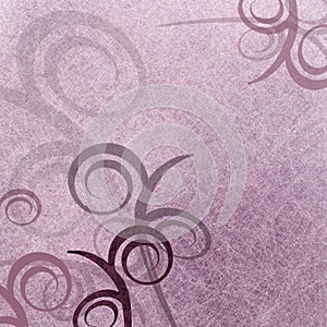 Pink swirl abstract background or paper