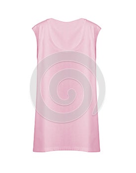 Pink t-shirt isolated