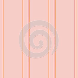 Pink and tangerine stripes on light coral pink