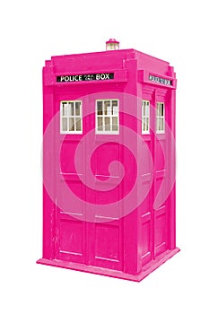 Pink tardis for female doctor who