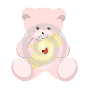 Pink teddy bear