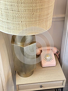 Pink telephone