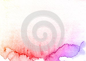 Pink texture flower love watercolor background, raster illustration