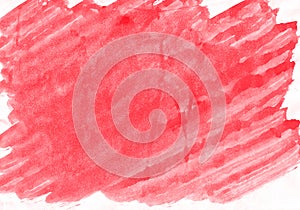 Pink texture love hand drawn watercolor background, raster illustration