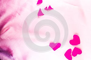 Pink theme with flaming pink heart decoration