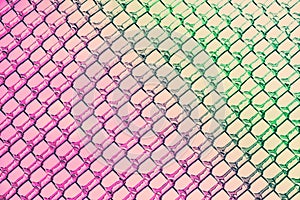 Pink to Green Colors in Ice Diamond Patterns
