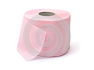 Pink toilet paper