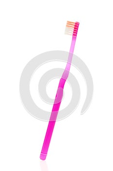 Pink toothbrush