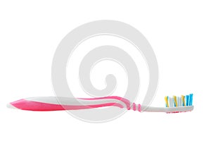 Pink toothbrush