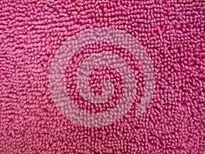 Pink towel texture, cloth background photo