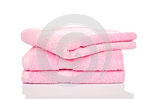 Pink towels