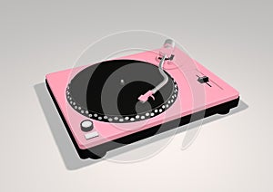 Pink Turntable