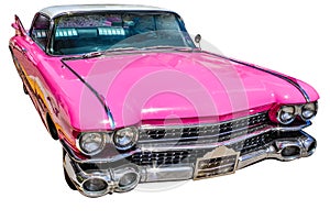 Vintage pink cadillac img