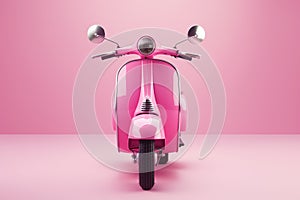 Pink Vintage Vespa Scooter, pink life