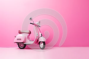 Pink Vintage Vespa Scooter, pink life