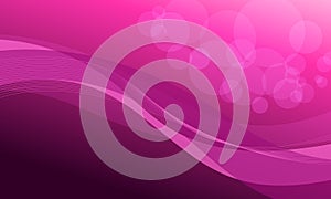 pink violet purple lines curve wave soft gradient with bokeh abstract background