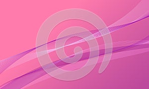 pink violet purple lines curves wave round with smooth gradient abstract background