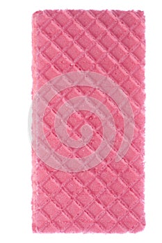 Pink Wafer Macro Isolated