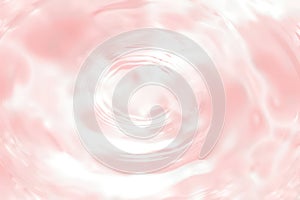 Pink water ripple texture background. 3d rendered rounded ripples on the water. Stylish wallpapers