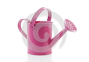 Pink watering can