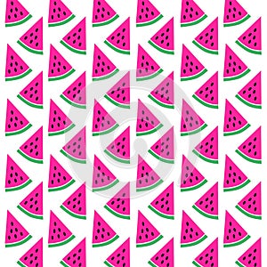 Pink Watermelon Design Pattern Texture Wallart