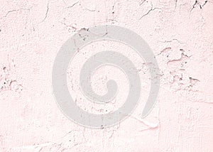 Pink white cement texture plastered stucco wall painted fade background