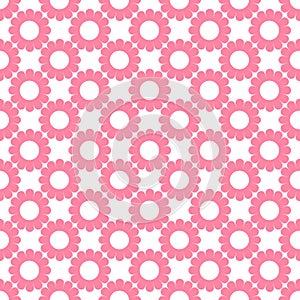 Pink and White Floral Background