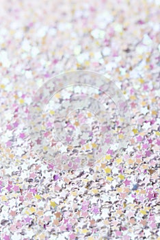 Pink and white giltte abstract background