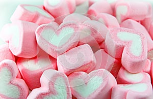 Pink and White Marshmallow background