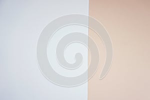 Pink and white paper devided background