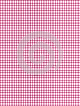Pink and white plaid photo