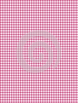 Pink and white plaid